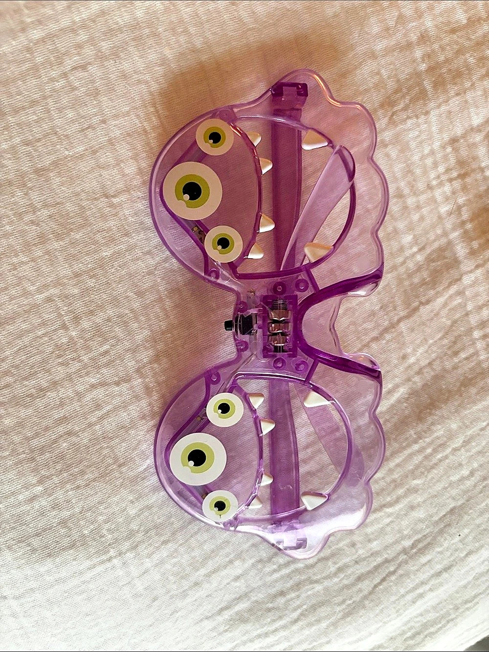 Light Up Purple Monster Glasses